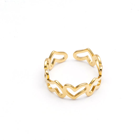 Ring stainless steel GOUD - R40181080299